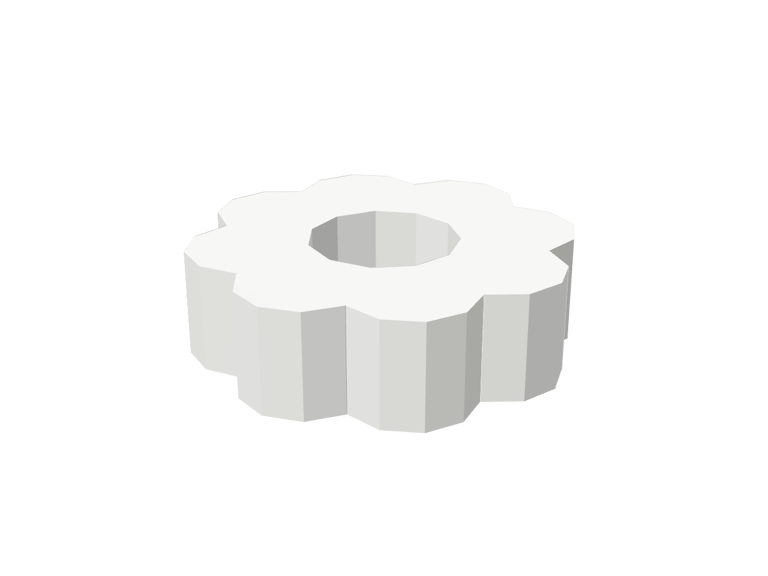 A lens holder STL with zero-area faces drawn as orange lines along one edge; after repair: The same lens holder after repair, with no zero-area faces